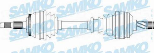 Samko DS49019 - Приводний вал autocars.com.ua