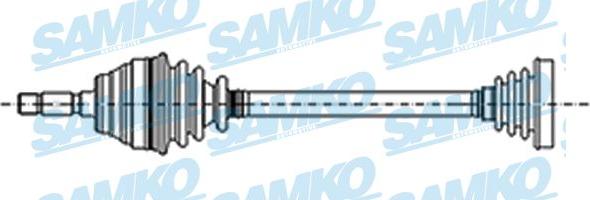 Samko DS51026 - Приводной вал avtokuzovplus.com.ua