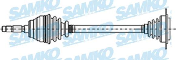 Samko DS51067 - Приводной вал avtokuzovplus.com.ua