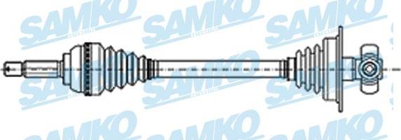 Samko DS52056 - Приводной вал avtokuzovplus.com.ua