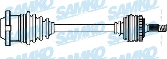 Samko DS52191 - Приводной вал avtokuzovplus.com.ua