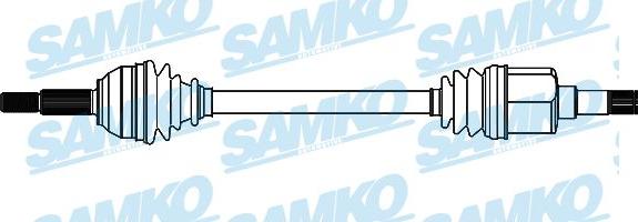 Samko DS52219 - Приводной вал avtokuzovplus.com.ua