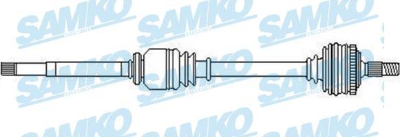 Samko DS52224 - Приводний вал autocars.com.ua