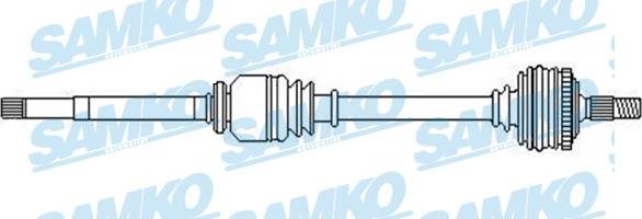 Samko DS52355 - Приводной вал avtokuzovplus.com.ua