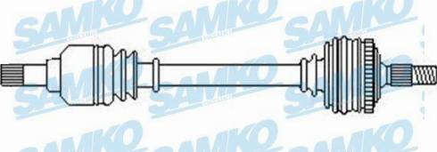 Samko DS52363 - Приводний вал autocars.com.ua