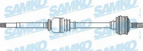 Samko DS52366 - Приводний вал autocars.com.ua