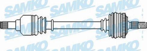 Samko DS52367 - Приводний вал autocars.com.ua