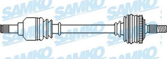 Samko DS52509 - Приводний вал autocars.com.ua