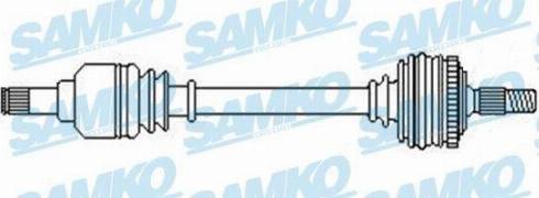 Samko DS52575 - Приводний вал autocars.com.ua