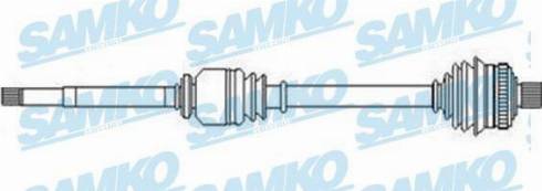 Samko DS52583 - Приводний вал autocars.com.ua