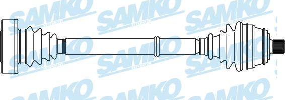 Samko DS52633 - Приводний вал autocars.com.ua