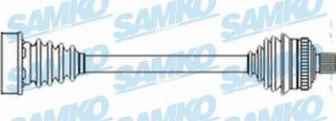 Samko DS52647 - Приводной вал avtokuzovplus.com.ua