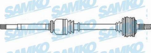 Samko DS52653 - Приводний вал autocars.com.ua