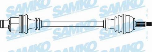 Samko DS52707 - Приводной вал avtokuzovplus.com.ua