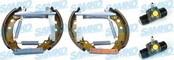 Samko KEG122 - Комплект гальм, барабанний механізм autocars.com.ua