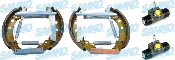 Samko KEG126 - Комплект тормозных колодок, барабанные avtokuzovplus.com.ua