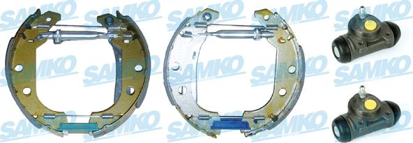 Samko KEG213 - Комплект гальм, барабанний механізм autocars.com.ua