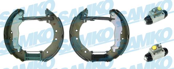 Samko KEG337 - Комплект гальм, барабанний механізм autocars.com.ua
