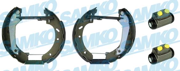 Samko KEG387 - Комплект гальм, барабанний механізм autocars.com.ua