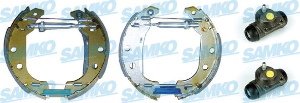 Samko KEG459 - Комплект гальм, барабанний механізм autocars.com.ua