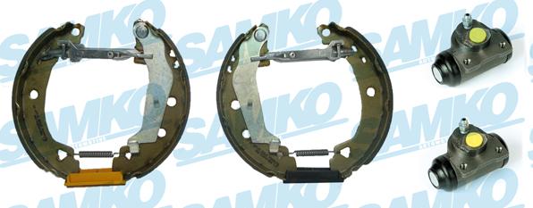 Samko KEG507 - Комплект гальм, барабанний механізм autocars.com.ua