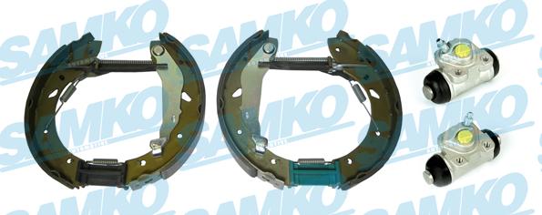 Samko KEG531 - Комплект гальм, барабанний механізм autocars.com.ua