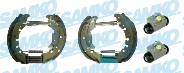 Samko KEG546 - Комплект гальм, барабанний механізм autocars.com.ua