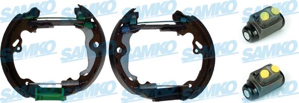 Samko KEG559 - Комплект гальм, барабанний механізм autocars.com.ua