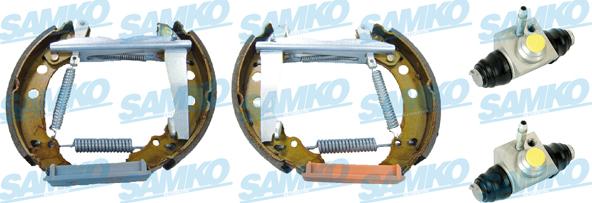 Samko KEG562 - Комплект тормозных колодок, барабанные avtokuzovplus.com.ua