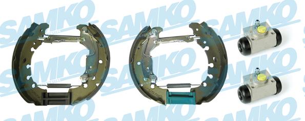 Samko KEG615 - Комплект гальм, барабанний механізм autocars.com.ua