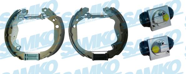 Samko KEG812 - Комплект гальм, барабанний механізм autocars.com.ua