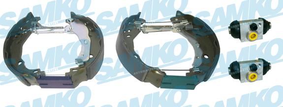 Samko KEG815 - Комплект гальм, барабанний механізм autocars.com.ua