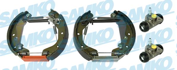 Samko KEG819 - Комплект гальм, барабанний механізм autocars.com.ua