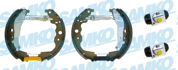 Samko KEG824 - Комплект гальм, барабанний механізм autocars.com.ua
