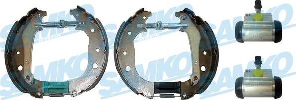 Samko KEG851 - Комплект гальм, барабанний механізм autocars.com.ua