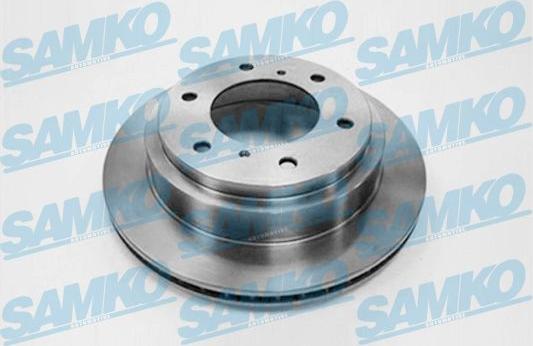 Samko M1007V - Гальмівний диск autocars.com.ua