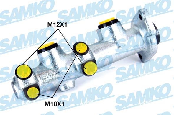 Samko P12122 - Головний гальмівний циліндр autocars.com.ua