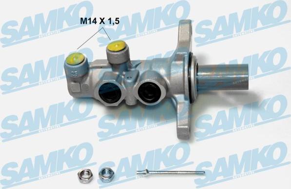 Samko P30949 - Головний гальмівний циліндр autocars.com.ua