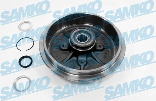 Samko S70684CA - Гальмівний барабан autocars.com.ua