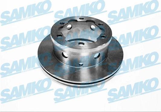 Samko V2444V - Гальмівний диск autocars.com.ua