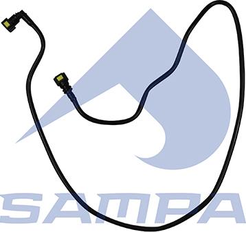 Sampa 008.378A - Шланг радіатора autocars.com.ua