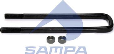 Sampa 010.124/1 - Паразитний / провідний ролик, поліклиновий ремінь autocars.com.ua