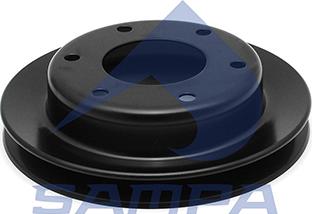 Sampa 010.1663 - Ремінний шків, водяний насос autocars.com.ua
