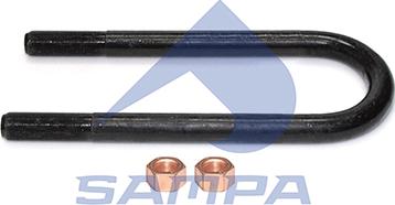 Sampa 010.188/1 - Шланг радіатора autocars.com.ua