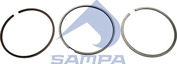 Sampa 010.2301 - Комплект поршневих кілець autocars.com.ua