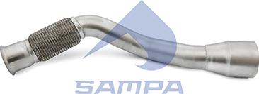 Sampa 010.2485 - Труба вихлопного газу autocars.com.ua