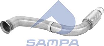 Sampa 010.2530 - Труба вихлопного газу autocars.com.ua