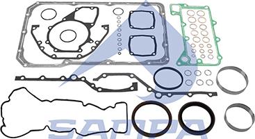 Sampa 011.622 - Комплект прокладок, двигун autocars.com.ua