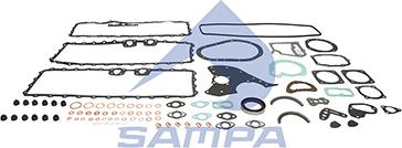 Sampa 011.743 - Комплект прокладок, блок-картер двигателя autodnr.net