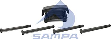 Sampa 020.603 - Ремкомплект, палець вушка ресори autocars.com.ua